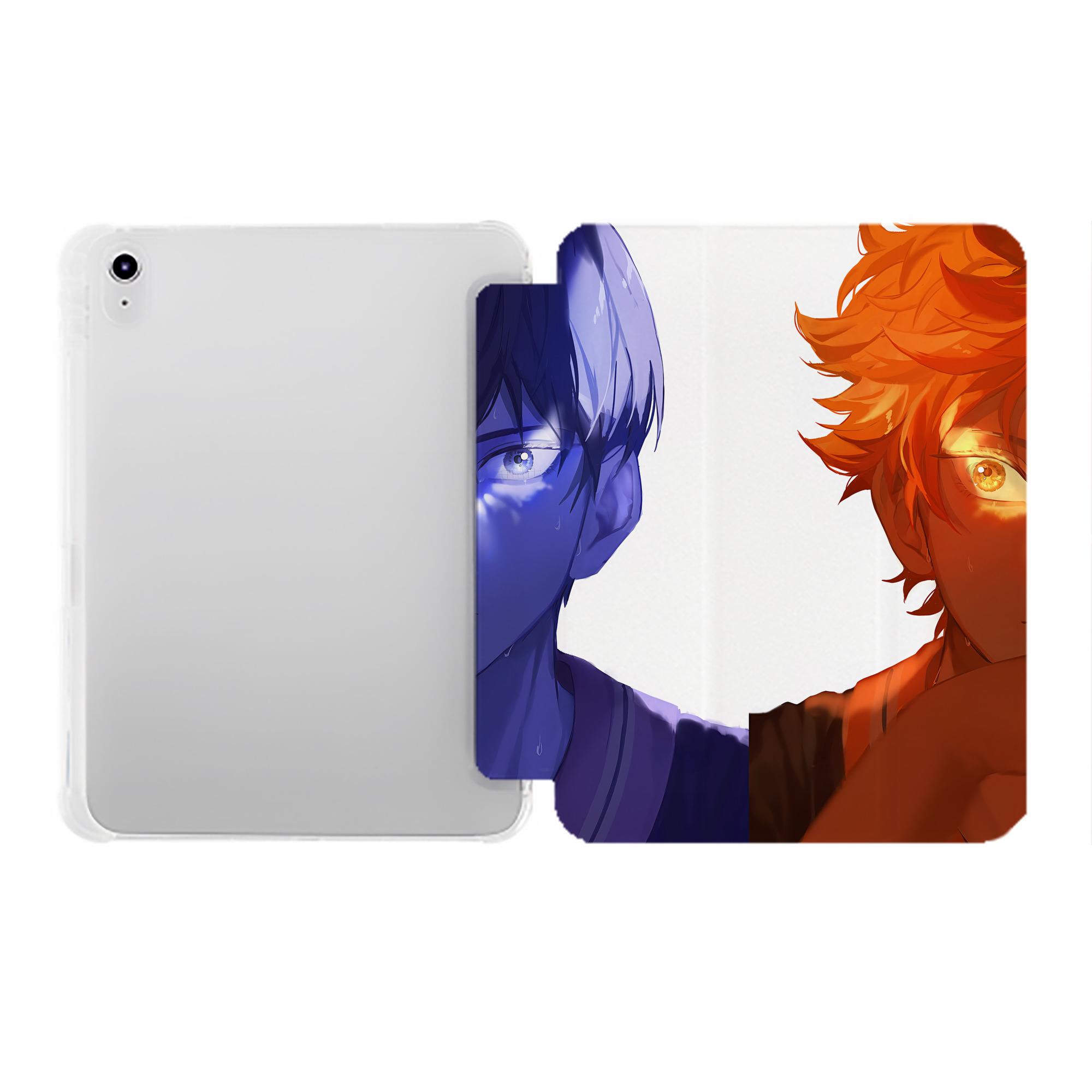 （画像用） ハイキュー!! Haikyu!! IPad ケース ペン収納付き 三つ折りスタンド PUレザー×シリコン 対応機種9.5/10.5/10.9インチ